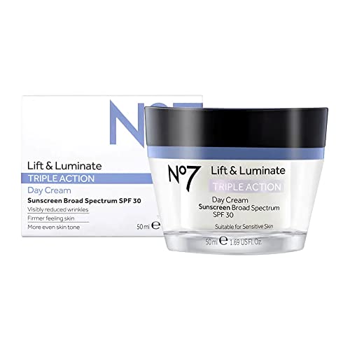 Boots No7 Lift And Luminate Triple Action Day Cream 1.6 Ounce