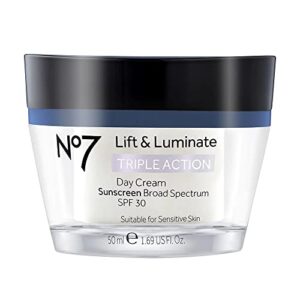 Boots No7 Lift And Luminate Triple Action Day Cream 1.6 Ounce