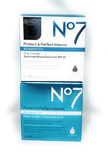 No7 Protect & Perfect Intense Day Cream + Protect & Perfect Intense Night Cream Advanced