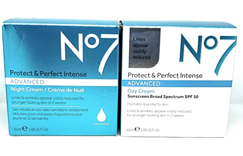 No7 Protect & Perfect Intense Day Cream + Protect & Perfect Intense Night Cream Advanced