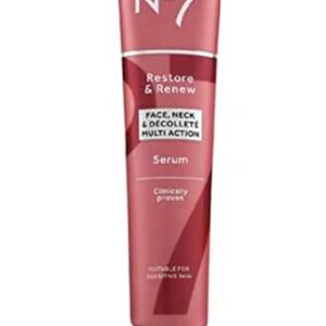 No7 Restore and Renew Face and Neck Multi Action Serum 1.69 fl oz