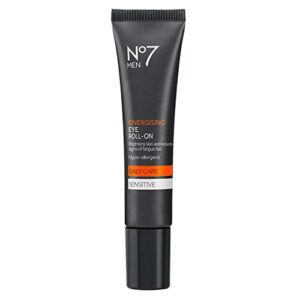 no7 men rapid revival eye roll on – peptide dark circles under eye treatment for men – under eye roller to reduce appearance of eye bags – reduces signs of eye fatigue (15 ml)