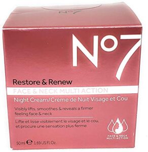 no7 restore & renew multi action night cream – 1.69oz night cream