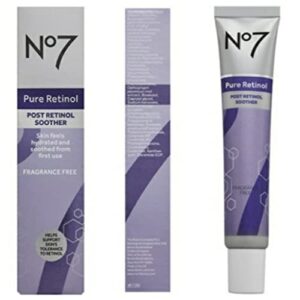 No7 Pure Retinol Skincare Bundle - Contains Pure Retinol Night Concentrate (1 fl oz), Pure Retinol Night Repair Cream (1.69 oz), and Post Retinol Soother (1.69 fl oz) - No 7 Pure Retinol Beauty Set