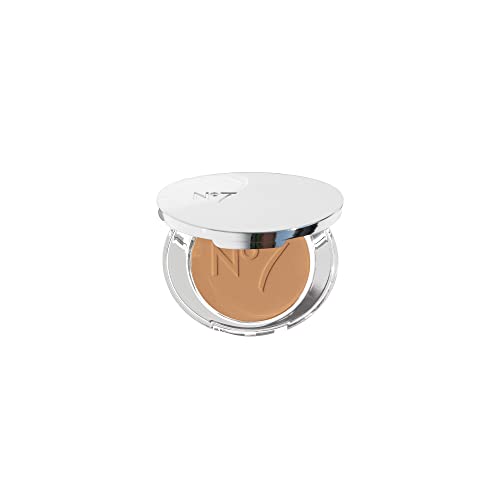 No7 Lift & Luminate Triple Action Powder - Medium - Pressed Makeup Setting Powder for Face - Compact Setting Powder Reduces the Appearance of Fine Lines & Enhances Glow (10g)