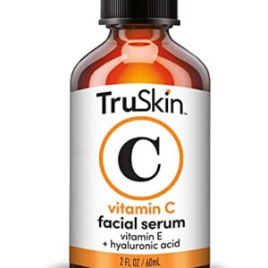 TruSkin Vitamin C Serum for Face – Anti Aging Face & Eye Serum with Vitamin C, Hyaluronic Acid, Vitamin E – Brightening Serum for Dark Spots, Even Skin Tone, Eye Area, Fine Lines & Wrinkles, 2 Fl Oz