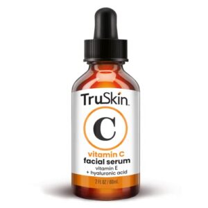 TruSkin Vitamin C Serum for Face – Anti Aging Face & Eye Serum with Vitamin C, Hyaluronic Acid, Vitamin E – Brightening Serum for Dark Spots, Even Skin Tone, Eye Area, Fine Lines & Wrinkles, 2 Fl Oz