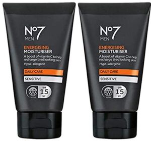 no7 men energising moisturiser 50ml – pack of 2
