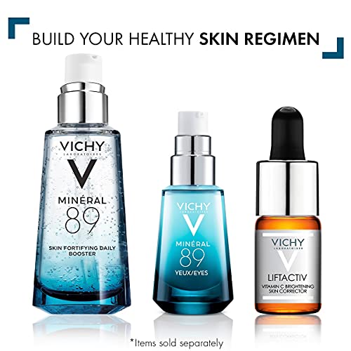 Vichy Mineral 89 Hyaluronic Acid Face Serum, Facial Gel Moisturizer and Pure Hyaluronic Acid Hydrating Serum for Sensitive or Dry Skin