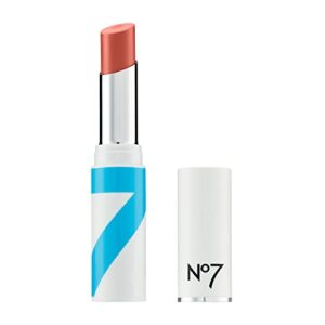 No7 HydraLuminous Lip Balm - Nude - Tinted Lip Balm with Hydrating Hyaluronic Acid - Lip Moisturizer with Sheer Color for Subtle Shine & Balmy Finish (2.8g)