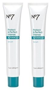 boots no7 protect & perfect intense advanced anti aging serum (60ml tube)