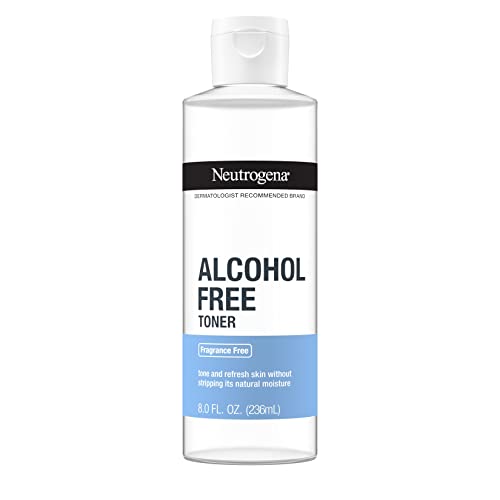 Neutrogena Alcohol-Free Gentle Daily Facial Toner, Fragrance-Free Face Toner to Tone & Refresh Skin, Toner Gently Removes Impurities & Reconditions Skin, Hypoallergenic, 8 fl. oz