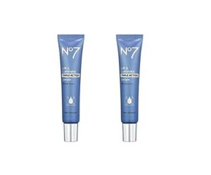 no7 lift & luminate triple action serum – 1 ounce – pack of 2
