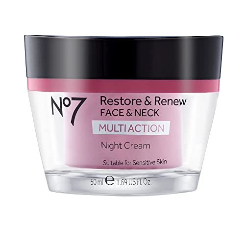 No7 Restore & Renew FACE & NECK MULTI ACTION Cream 1.69 fl oz