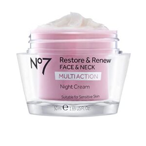 No7 Restore & Renew FACE & NECK MULTI ACTION Cream 1.69 fl oz