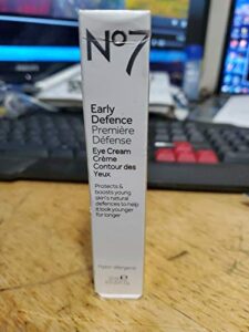 no7 early defence eye cream hypo-allergenic 0.5 oz