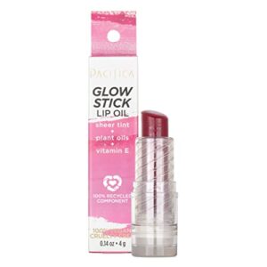 pacifica glow stick lip oil – crimson crush women 0.14 oz