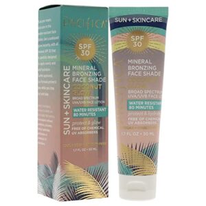 Pacifica Mineral Bronzing Face Shade SPF 30 - Coconut Glow Sunscreen Unisex 1.7 oz