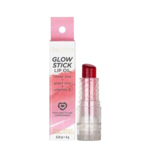 pacifica glow stick lip oil – rosy glow women 0.14 oz