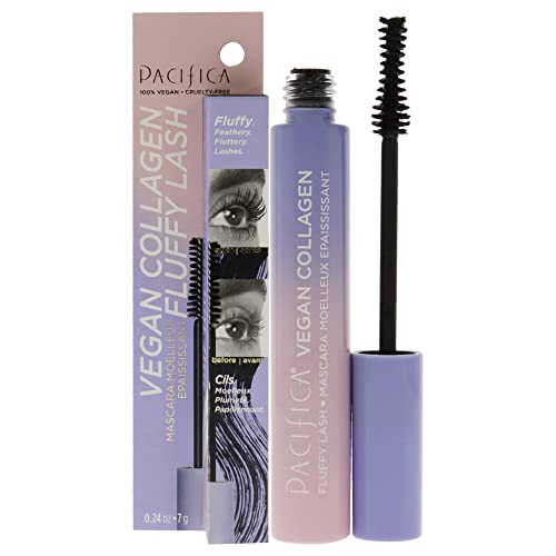 Pacifica Vegan Collagen Fluffy Lash Mascara - Black Mascara Women 0.24 oz