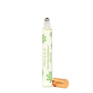 pacifica beauty tahitian gardenia rollerball clean fragrance perfume, made with natural & essential oils, 0.33 fl oz | vegan + cruelty free | phthalate-free, paraben-free | travel size