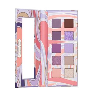 pacifica beauty, purple nudes mineral eyeshadow palette, 10 wearable purples shades, matte, shimmer, metallic, eye makeup, longwearing and blendable, infused with cocoa butter, vegan, cruelty free