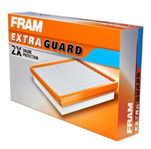 fram extra guard ca12091 replacement engine air filter for select chrysler (3.6l) models, provides up to 12 months or 12,000 miles filter protection