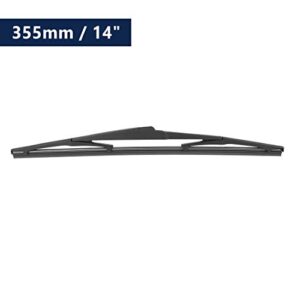 X AUTOHAUX Car Rear Windshield Wiper Blade Arm Set for Chrysler Pacifica 2016-2020 14 Inch