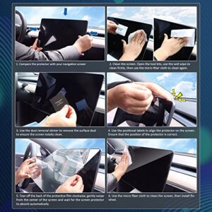 BIXUAN Car Navigation Screen Protector Foil for 2017 2018 2019 2020 Chrysler Pacifica Uconnect 7-inch GPS Display Screen Tempered Glass Protective Film Chrysler Pacifica Accessories