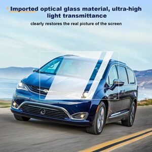 BIXUAN Car Navigation Screen Protector Foil for 2017 2018 2019 2020 Chrysler Pacifica Uconnect 7-inch GPS Display Screen Tempered Glass Protective Film Chrysler Pacifica Accessories