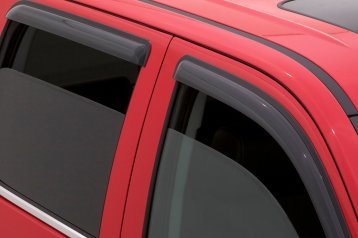 Auto Ventshade [AVS] Outside Mount Ventvisor | 2017 - 2023 Chrysler Pacifica- Smoke, 4 pc. | 94207