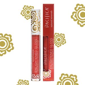 Pacifica Beauty Enlightened Gloss Mineral Lip Shine Poppy