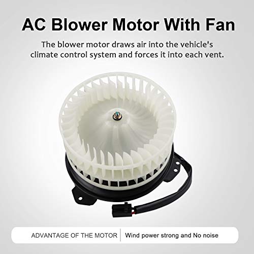 615-00611 HVAC Heater Blower Motor Fan For 2001-2007 Town & Country, 2001-2007 Dodge Caravan & Grand Caravan, 2004-2008 Pacifica 4885475AC 700070 4885475AB