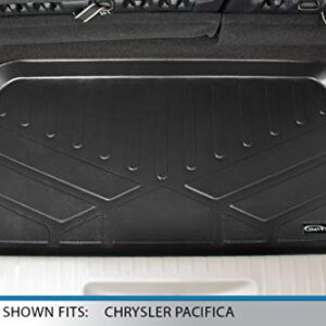 MAXLINER All Weather Cargo Liner Floor Mat Behind 3rd Row Black for 2017-2021 Chrysler Pacifica