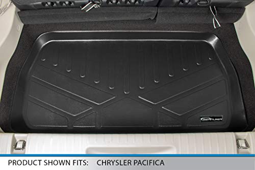 MAXLINER All Weather Cargo Liner Floor Mat Behind 3rd Row Black for 2017-2021 Chrysler Pacifica