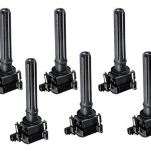 ENA Set of 6 Ignition Coil Pack Compatible with Chrysler Dodge Plymouth Concorde Intrepid LHS Pacifica Prowler V6 3.2L 3.5L Replacement For C1178 UF-269 UF395