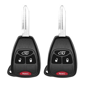 tyranway keyless entry remote smart car key fob fit for chrysler pacifica 2004-2008, jeep liberty 2005-2007 ( p/n: m3n5wy72xx ) (4-btns)