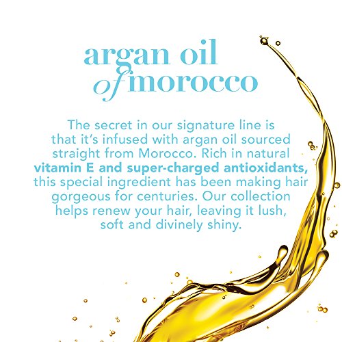 OGX Argan Oil of Morocco Hair-Texturizing Sea Salt Spray, Curl-Defining Leave-In Hair Styling Mist for Tousled Beach Waves and Textured Hold, Paraben-Free, Sulfate Surfactants-Free, 6 fl oz