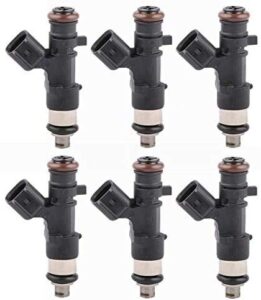 mostplus 812-12138 0280158028 fuel injectors compatible with 2004-2011 dodge stratus nitro journey/ 2004-2011 chrysler sebring pacifica 300 (set of 6)