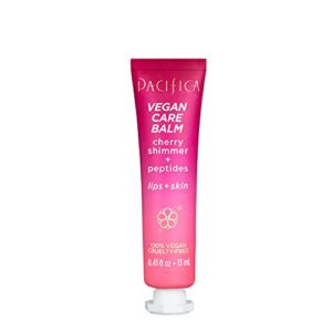 pacifica cherry shimmer lips & skin care balm, 0.43 fz