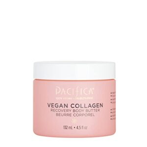 pacifica beauty | vegan collagen body butter | hydrating, nourishing, moisturizer | long-lasting hydration | cream lotion for dry skin | light floral scent | paraben free | vegan + cruelty free