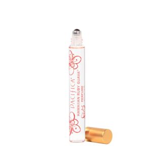 pacifica beauty hawaiian ruby guava rollerball clean fragrance perfume, made with natural & essential oils, 0.33 fl oz | vegan + cruelty free | phthalate-free, paraben-free | travel size