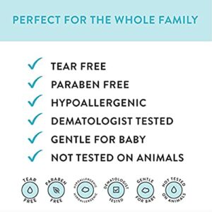 The Honest Company 2-in-1 Cleansing Shampoo + Body Wash | Gentle for Baby | Naturally Derived, Tear-free, Hypoallergenic | Lavender Calm, 18 fl oz