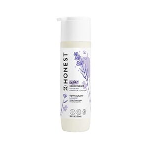 the honest company silicone-free conditioner | gentle for baby | naturally derived, tear-free, hypoallergenic | lavender calm, 10 fl oz