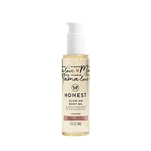 The Honest Company Mama Glow On Body Oil, 4.2 Fl Oz