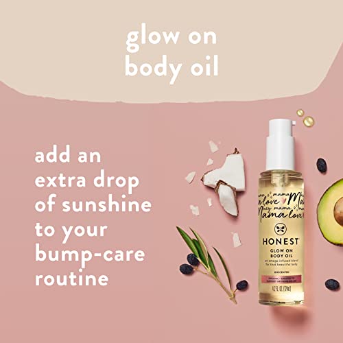 The Honest Company Mama Glow On Body Oil, 4.2 Fl Oz