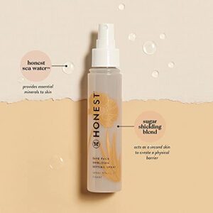 Honest Beauty Save Face Shielding Setting Spray with Extremolyte | Defend against UV and blue light | Oil free + EWG Certified + Vegan + Cruelty free | 3.1 fl. oz.