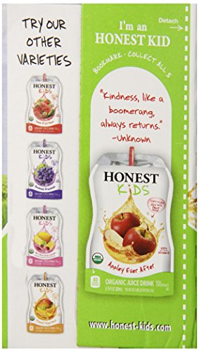 Honest Kids, Organic Appley Ever After Juice Drink, 6.75 Fl Oz (pack of 8)