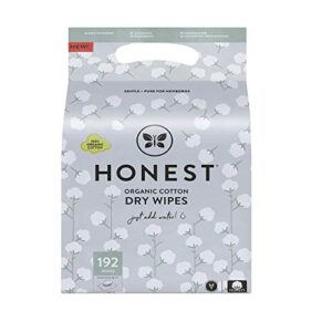 the honest company dry wipes, 192 wipes -48 count (pack of 4)