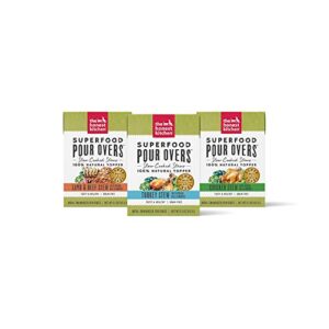 The Honest Kitchen Superfood POUR OVERS Wet Toppers for Dogs (Pack of 3), 5.5 oz - Variety